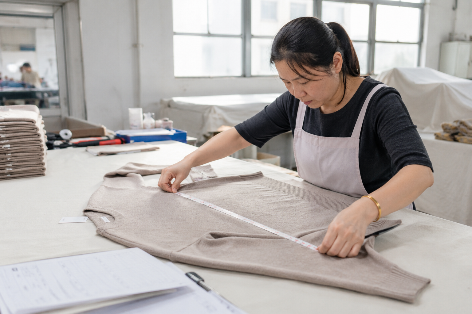 Quality control and garment measuring